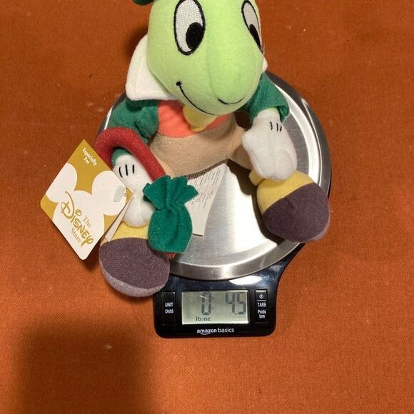 The Disney Store Bean Bag Jiminy‎ Cricket 8" Plush St Patricks Day Vintage 1999 - Picture 11 of 11